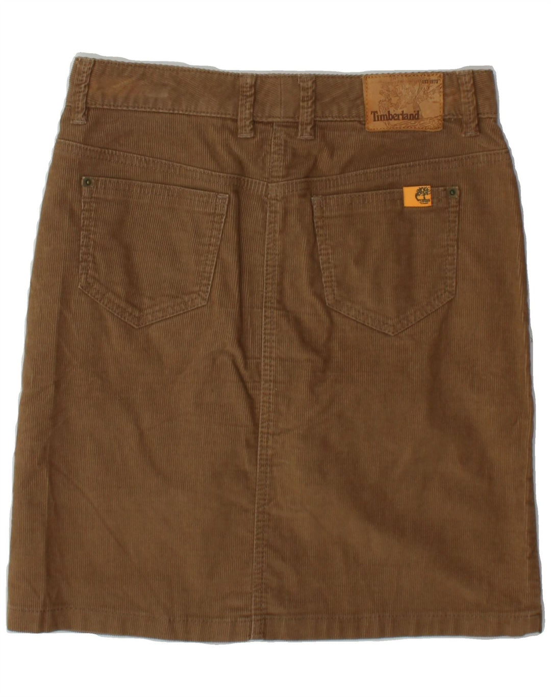 TIMBERLAND Womens Corduroy Skirt W25 XS  Brown Cotton Vintage Timberland and Second-Hand Timberland from Messina Hembry 