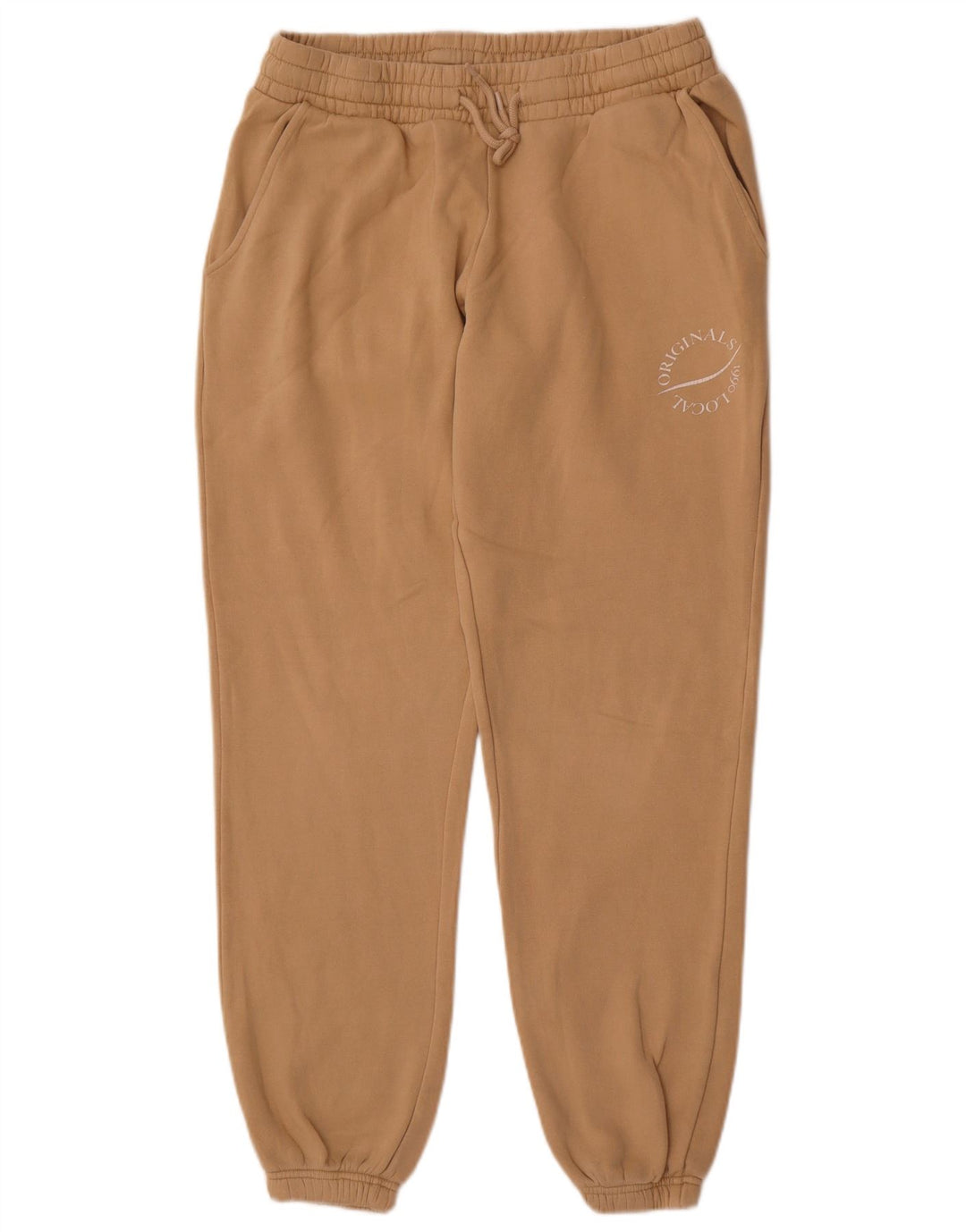 Calça de treino masculina Jack & Jones, joggers, algodão bege médio