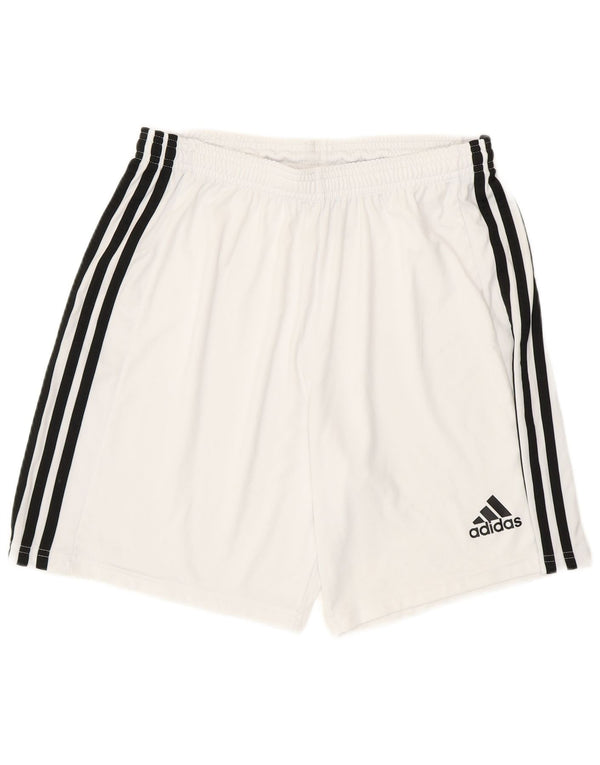 Adidas Mens Primegreen Sport Shorts Médio Branco Poliéster Esportes