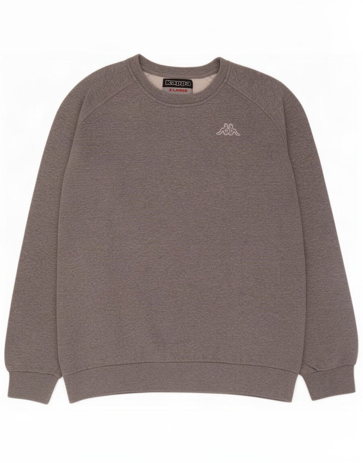 Moletom masculino Kappa Jumper XL cinza algodão