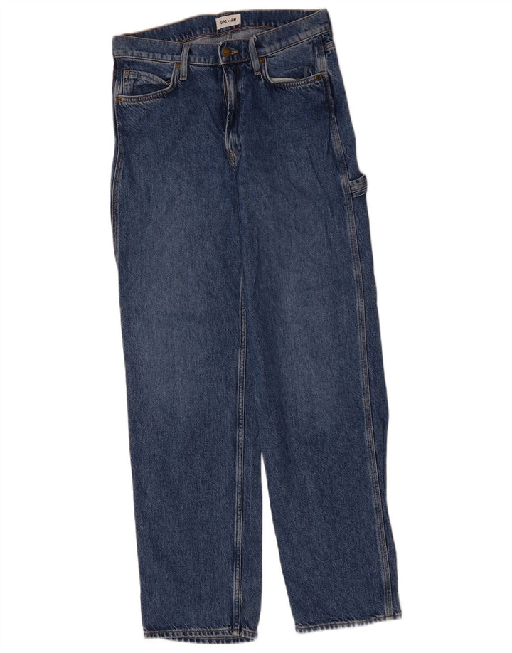 Jeans retos femininos LEE US 4 pequenos W30 L31 algodão azul
