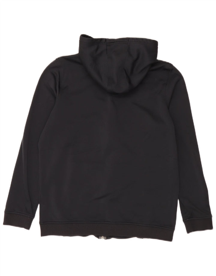 Suéter masculino Under Armour com capuz e zíper grande preto