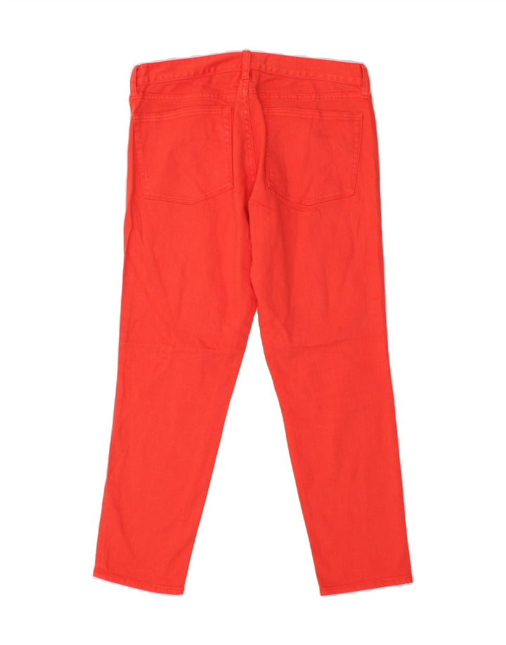 J. CREW Womens Toothpick Slim Jeans W31 L28  Red Cotton Vintage J. Crew and Second-Hand J. Crew from Messina Hembry 