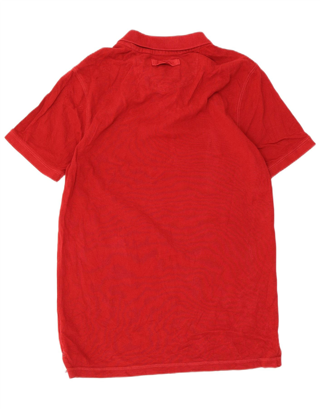 Camisa polo masculina Fat Face algodão vermelho médio