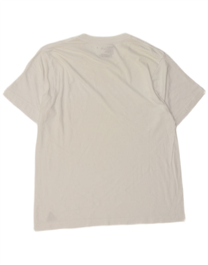 Camiseta masculina REEBOK grande algodão branco