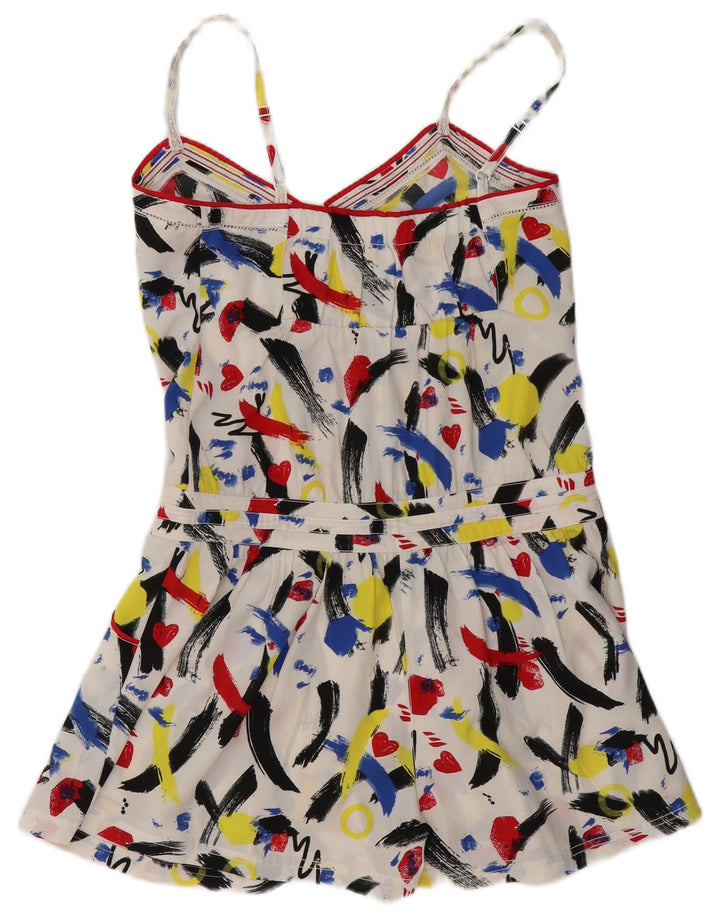 DESIGUAL Macacão Feminino Padrão Abstrato EU 38 Médio Multicolorido