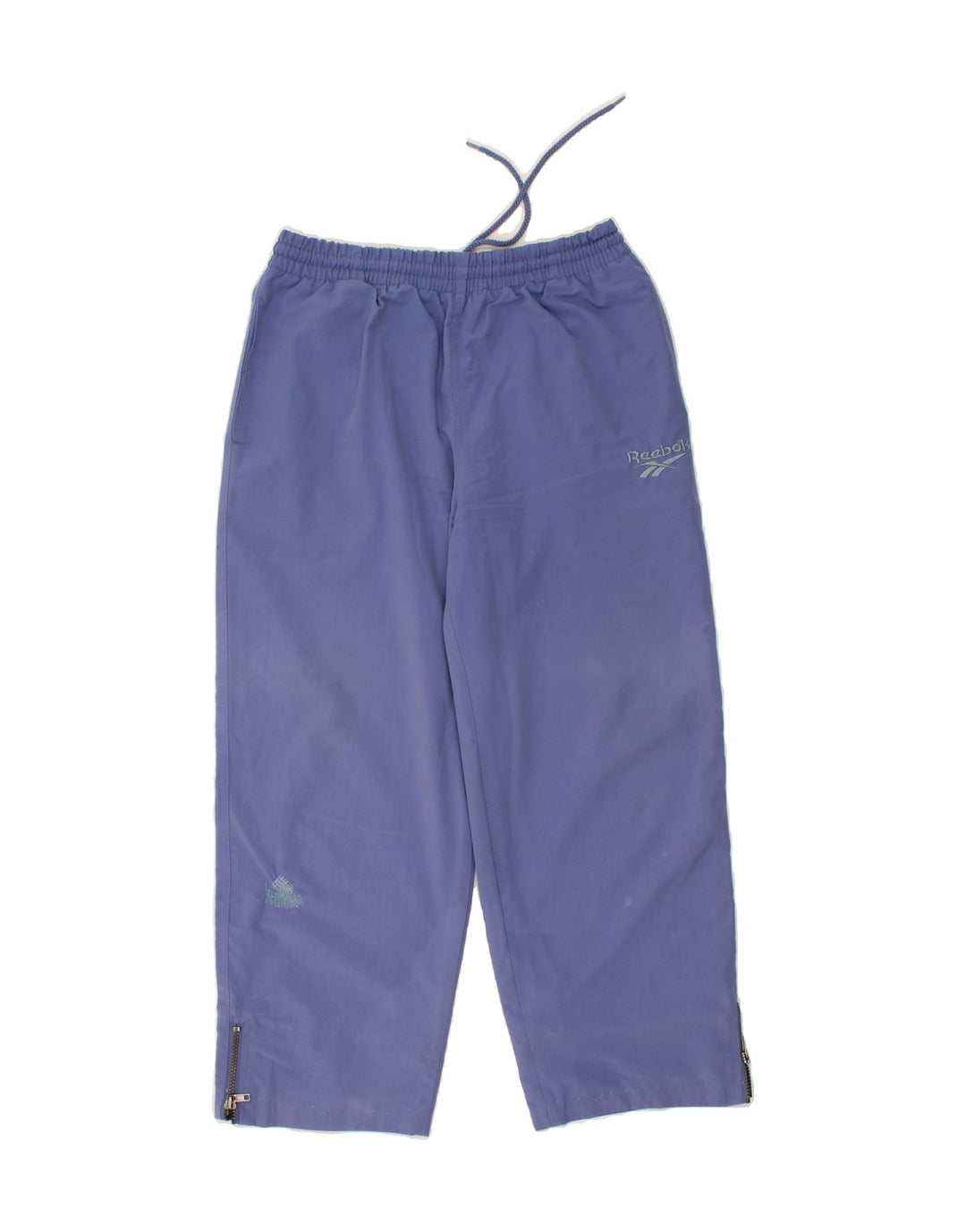 REEBOK Womens Capri Tracksuit Trousers EU 40 Medium Blue Vintage Reebok and Second-Hand Reebok from Messina Hembry 