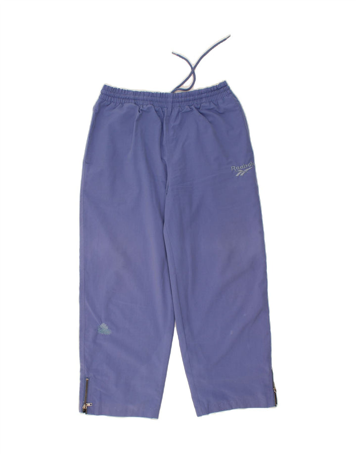 REEBOK Womens Capri Tracksuit Trousers EU 40 Medium Blue Vintage Reebok and Second-Hand Reebok from Messina Hembry 