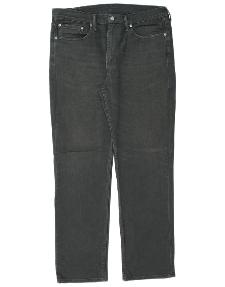 LEVI'S Masculino 514 Straight Jeans W36 L32 Algodão Preto