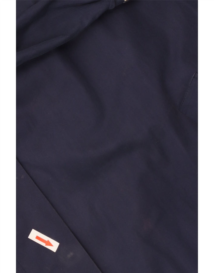 Sobretudo oversized feminino Framménti UK 18 XL azul marinho