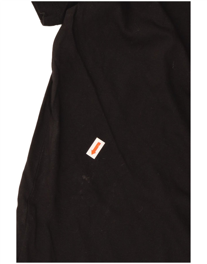 Camiseta masculina JACK & JONES grande algodão preto