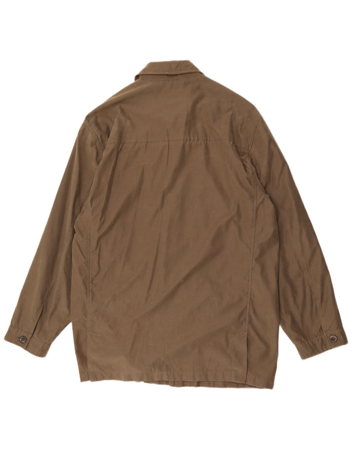 Jaqueta utilitária masculina Camel Active UK 40 algodão cáqui grande