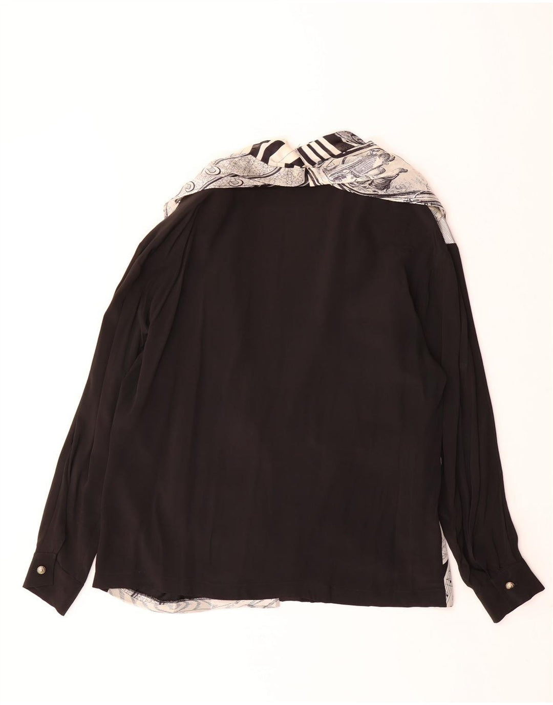 Top cardigã feminino GIVIESSE com padrão abstrato Reino Unido 18 XL preto