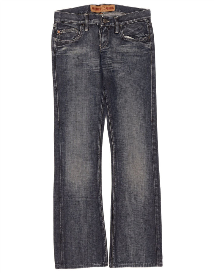 Calça jeans feminina Freeman T. Porter Bootcut W26 L31 algodão azul