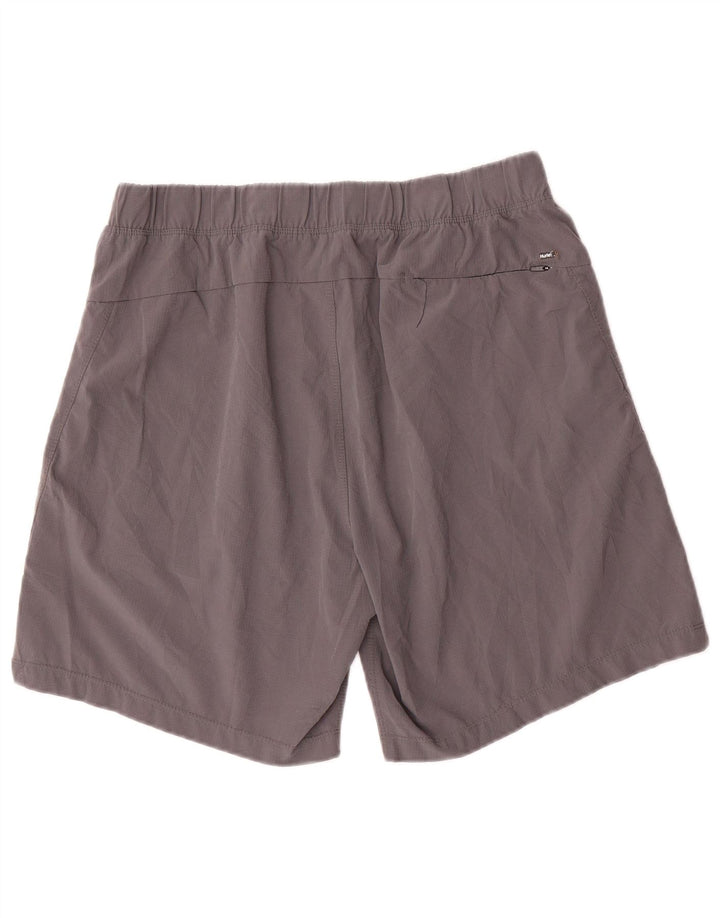 Shorts esportivos masculinos HURLEY poliéster cinza grande