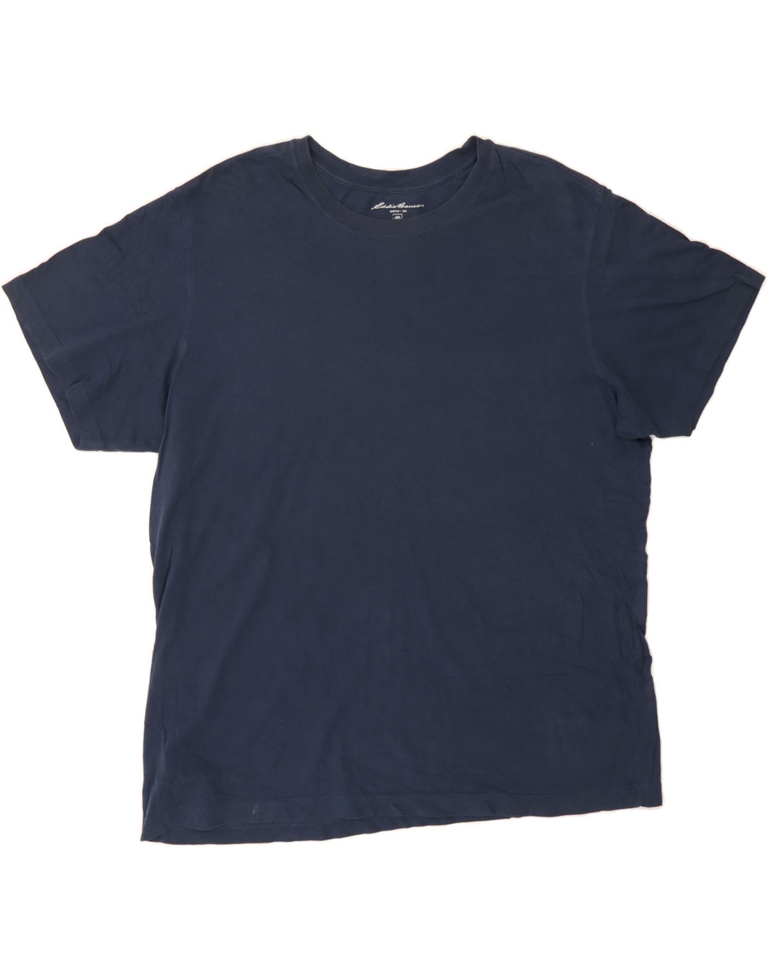 EDDIE BAUER Mens T-Shirt Top 2XL Navy Blue Cotton Vintage Eddie Bauer and Second-Hand Eddie Bauer from Messina Hembry 