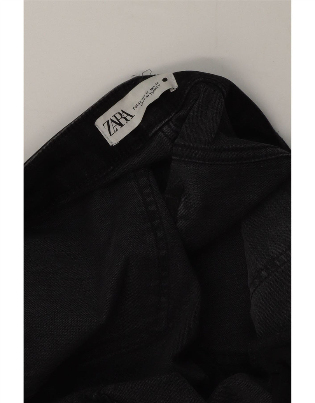 Zara Jeans Bootcut Feminino EU 42 Grande W32 L29 Preto