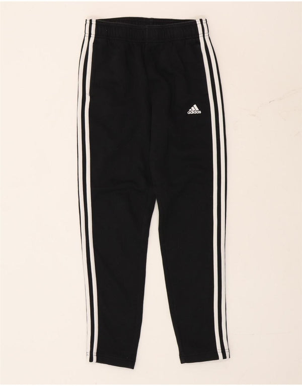 Calças de treino Adidas meninas 11-12 anos algodão preto