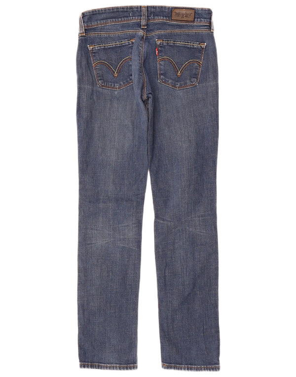 Calça jeans feminina Levi's 571 Slim W29 L30 azul algodão