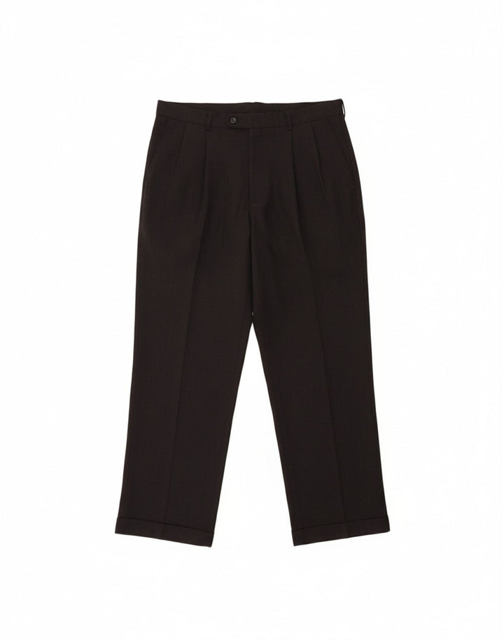Calça masculina DOCKERS Pegged Suit W38 L32 poliéster cinza
