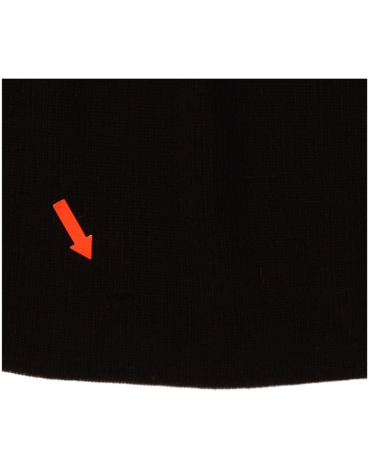 ARMANI JEANS Suéter masculino com gola tartaruga, lã preta média