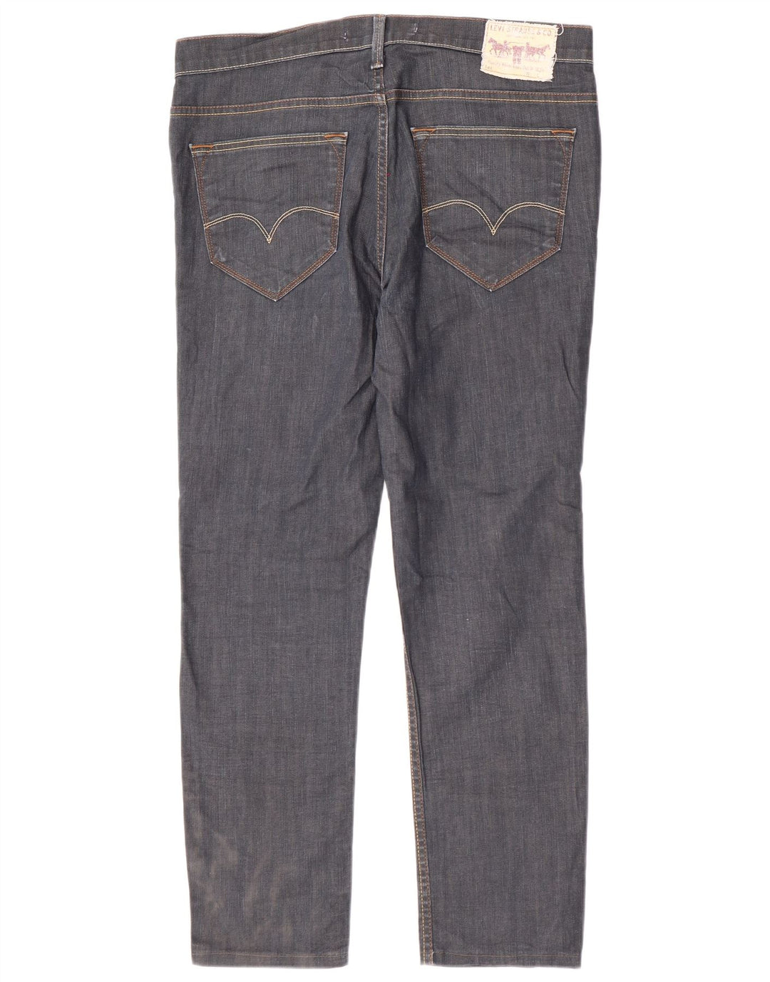 Levi's Masculino 519 Slim Jeans W36 L29 Azul Marinho Algodão