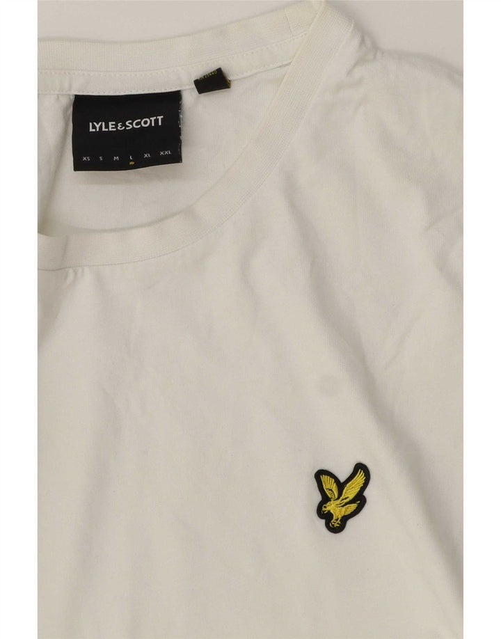 Camiseta masculina Lyle & Scott grande branca
