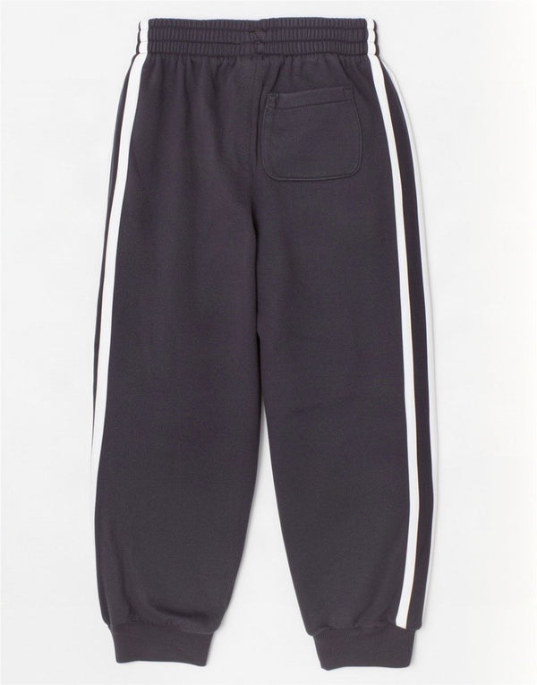 Adidas meninos calças de treino joggers 5-6 anos algodão preto