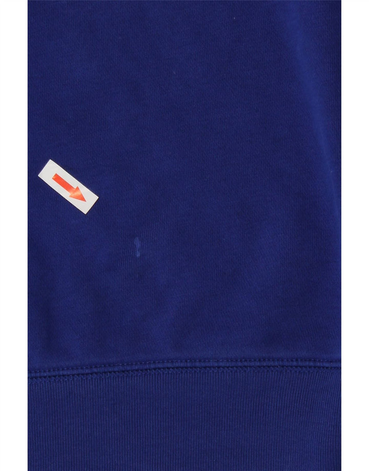 Suéter gráfico feminino Gap UK 10 algodão azul pequeno