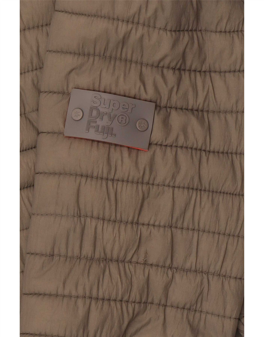 Jaqueta acolchoada feminina Superdry UK 6 XS caqui nylon