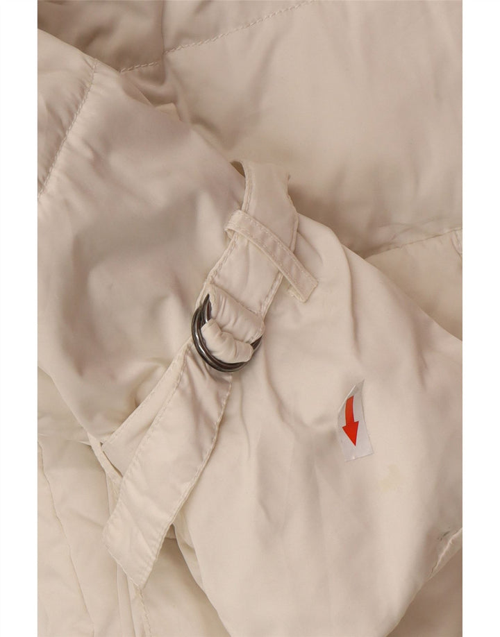 Casaco acolchoado feminino Marlboro Classics EU 46 XL poliéster branco