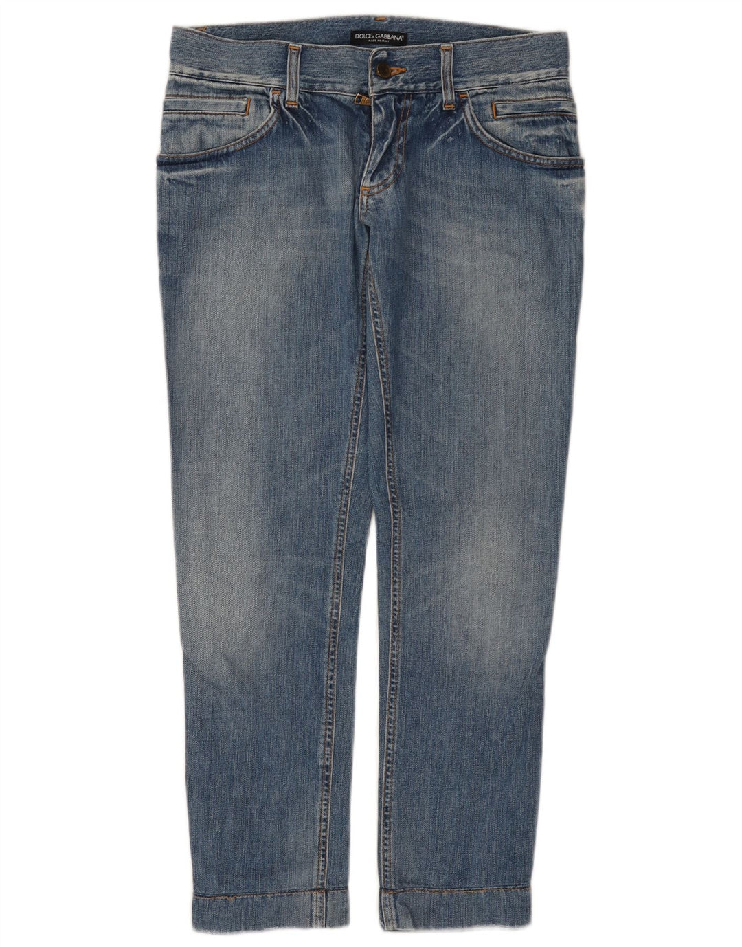 Jeans retos femininos DOLCE & GABBANA Reino Unido 12 médio W30 L28 azul