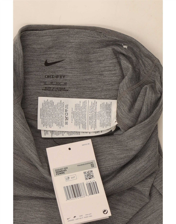 Leggings Nike Dri Fit Graphic UK 4 XS Cinza Poliéster Flecked