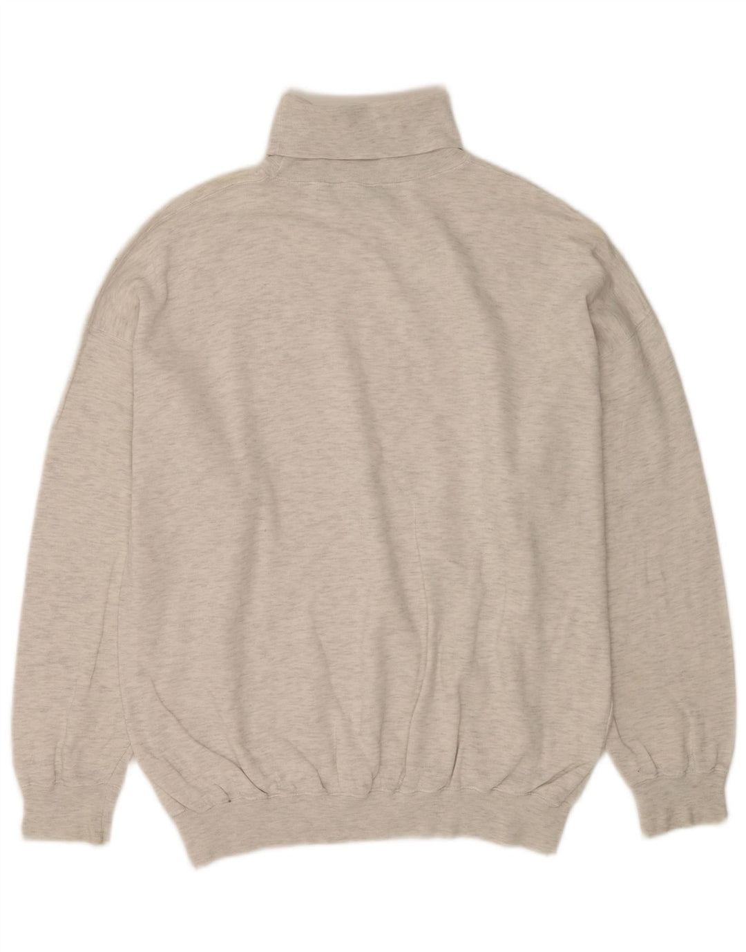 Suéter masculino C&A com gola redonda e algodão manchado cinza grande