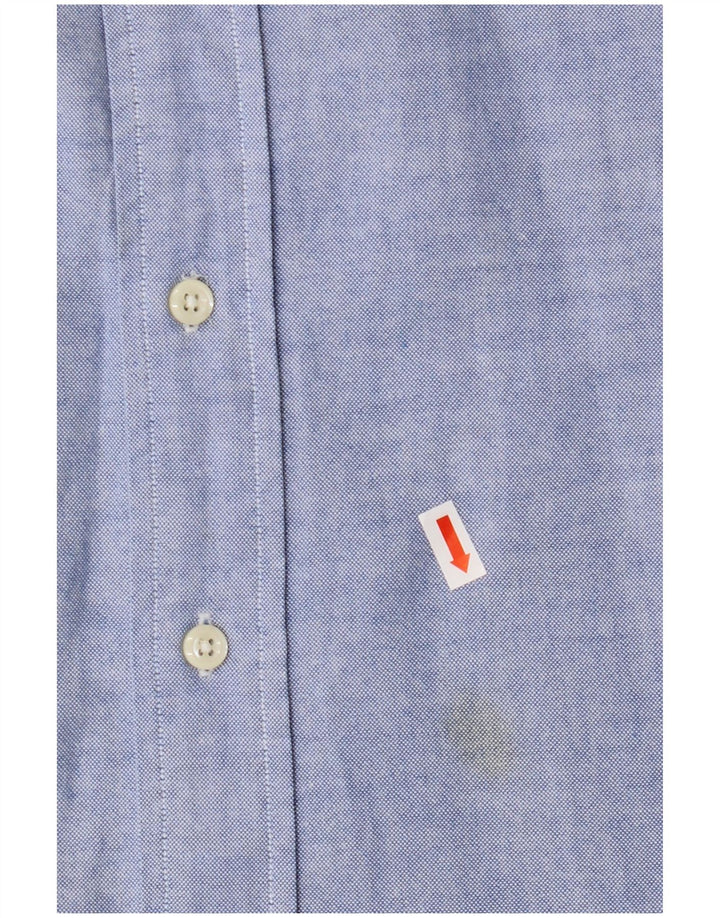 Camisa feminina POLO RALPH LAUREN EUA 8 algodão azul médio