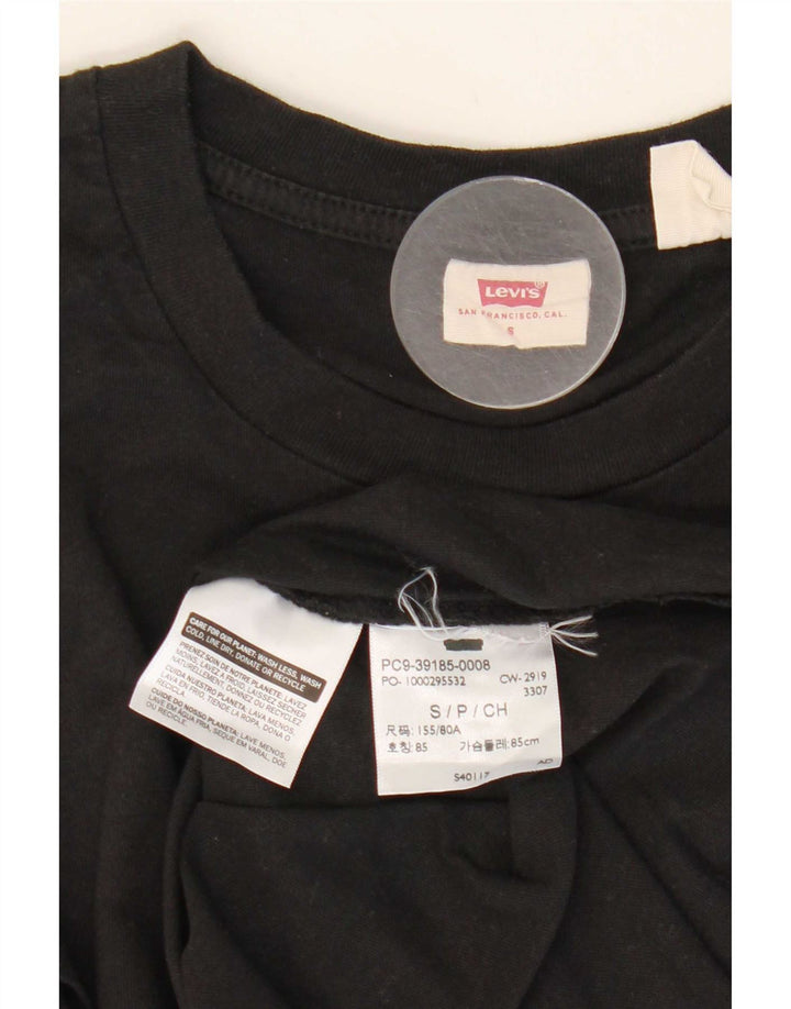 Camiseta feminina Levi's Top UK 10 pequena preta