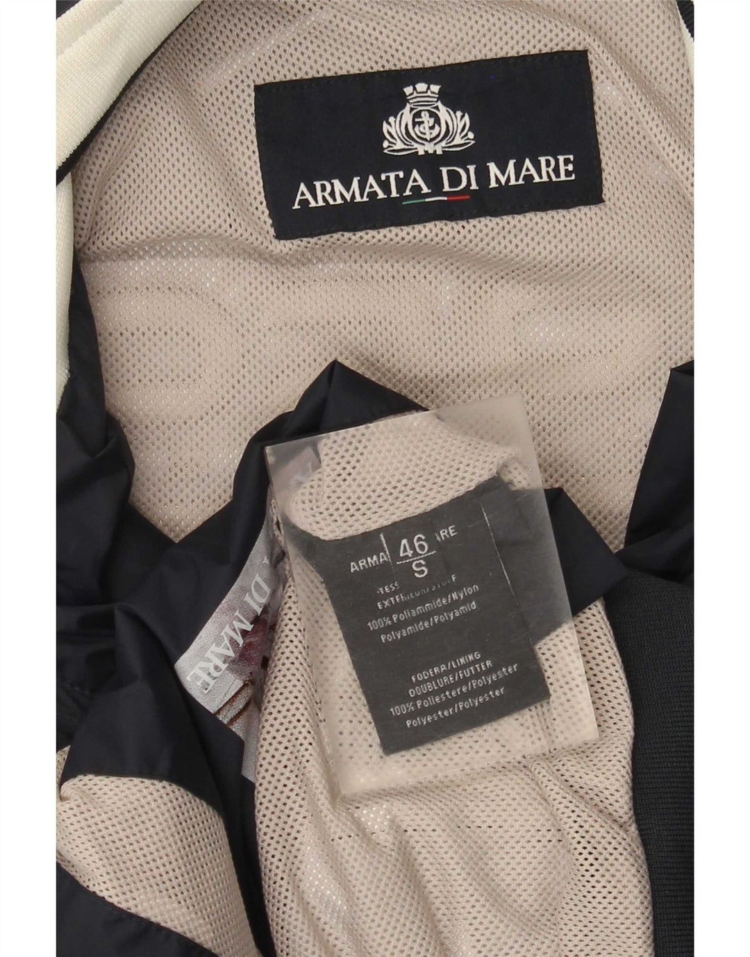Armata Di Mare Jaqueta masculina de agasalho IT 46 pequeno bloco colorido azul marinho