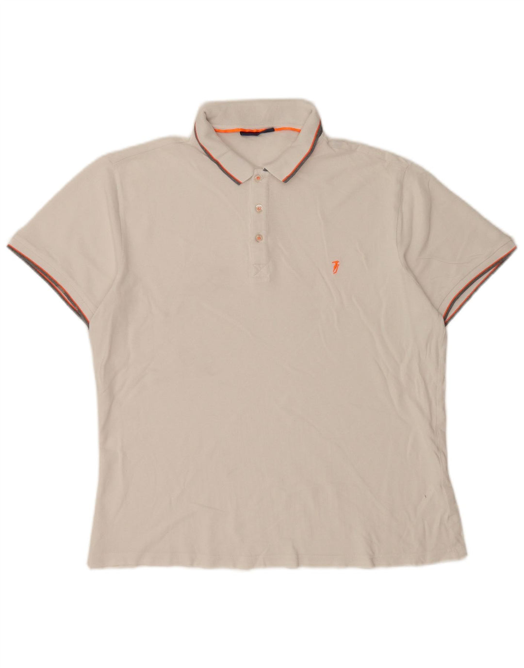 Camisa polo masculina Trussardi Jeans XL branca