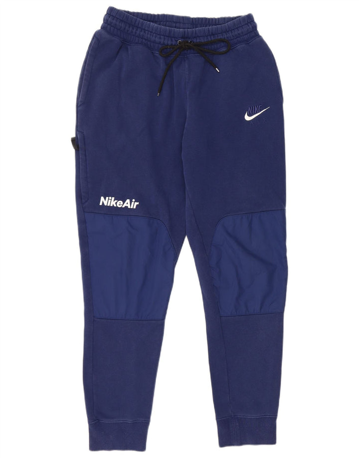Calça esportiva masculina Nike Graphic Cargo de algodão azul marinho médio
