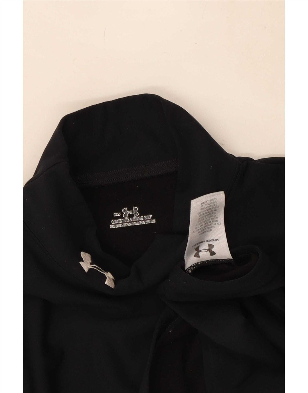 Under Armour Masculino Top Manga Longa Médio Preto Nylon