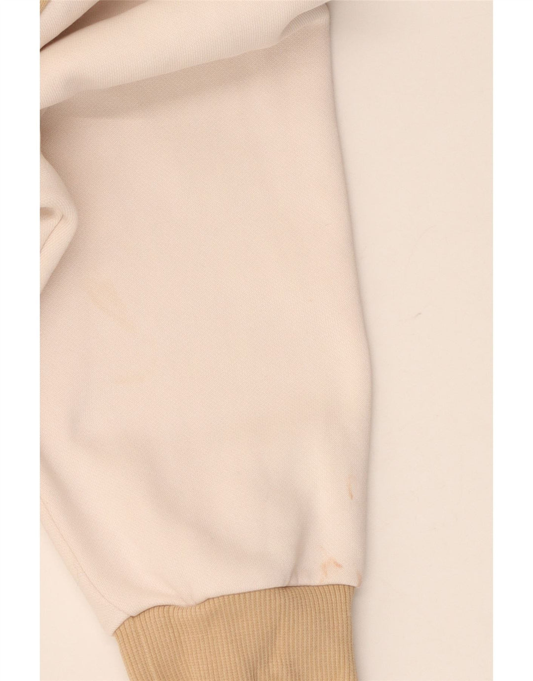 Puma Womens Tracksuit Top Jacket UK 14 Medium Beige Colourblock Algodão
