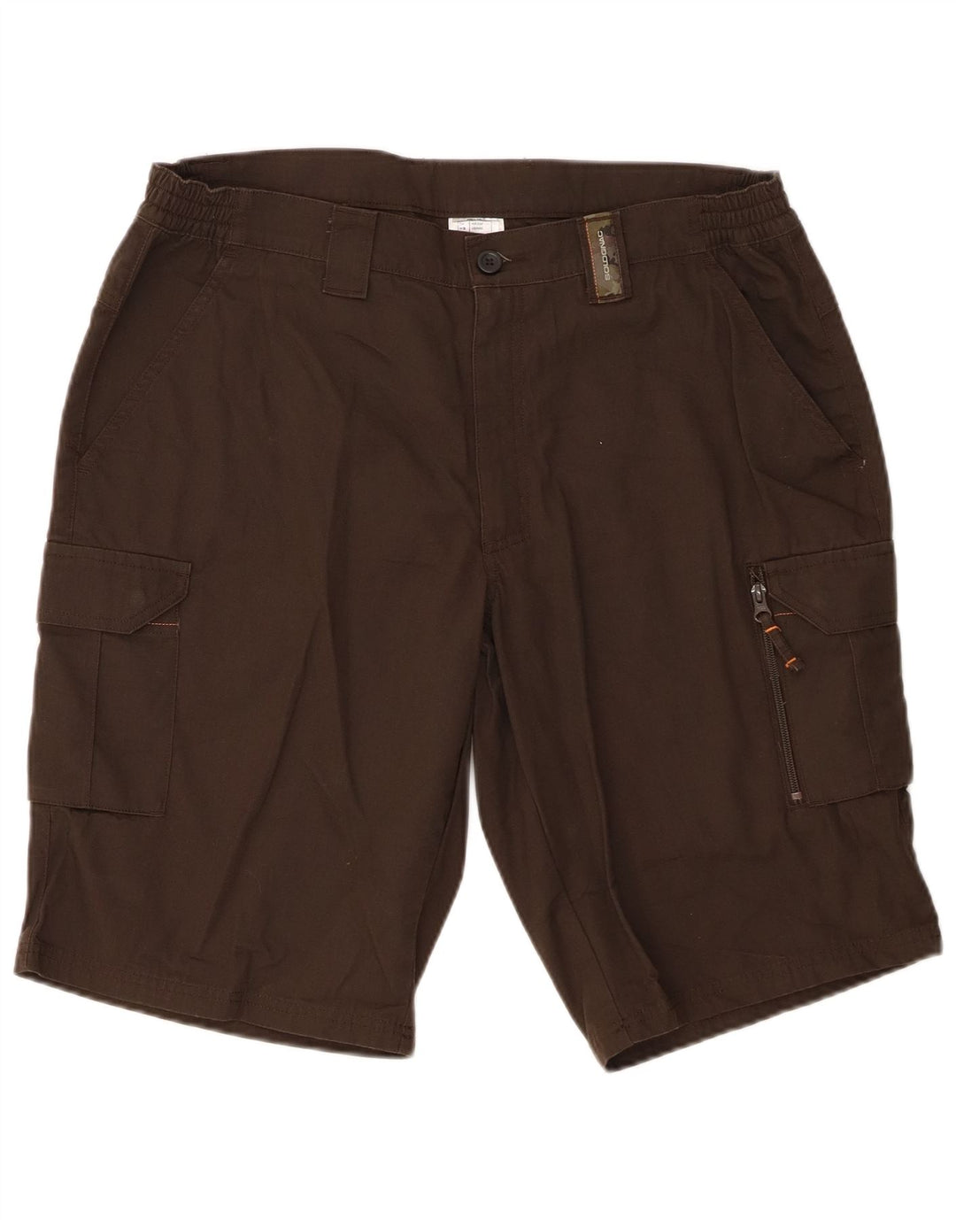 Shorts Cargo Masculino Decathlon XL W38 Poliéster Marrom