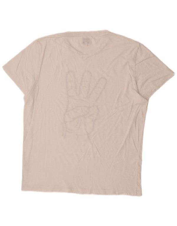 Camiseta gráfica masculina WRANGLER XL branca