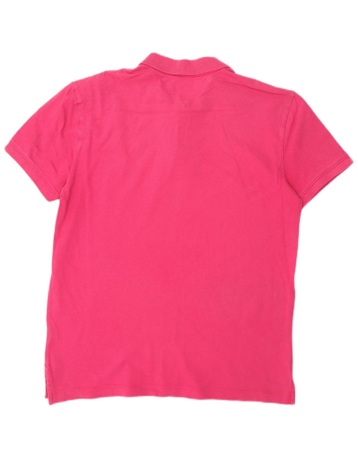 Camisa polo masculina Tommy Hilfiger Regular Fit XL rosa