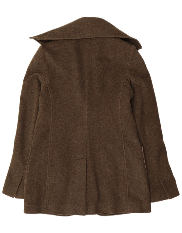 Jaqueta blazer feminina de 2 botões PATRIZIA PEPE IT 44 lã cáqui média