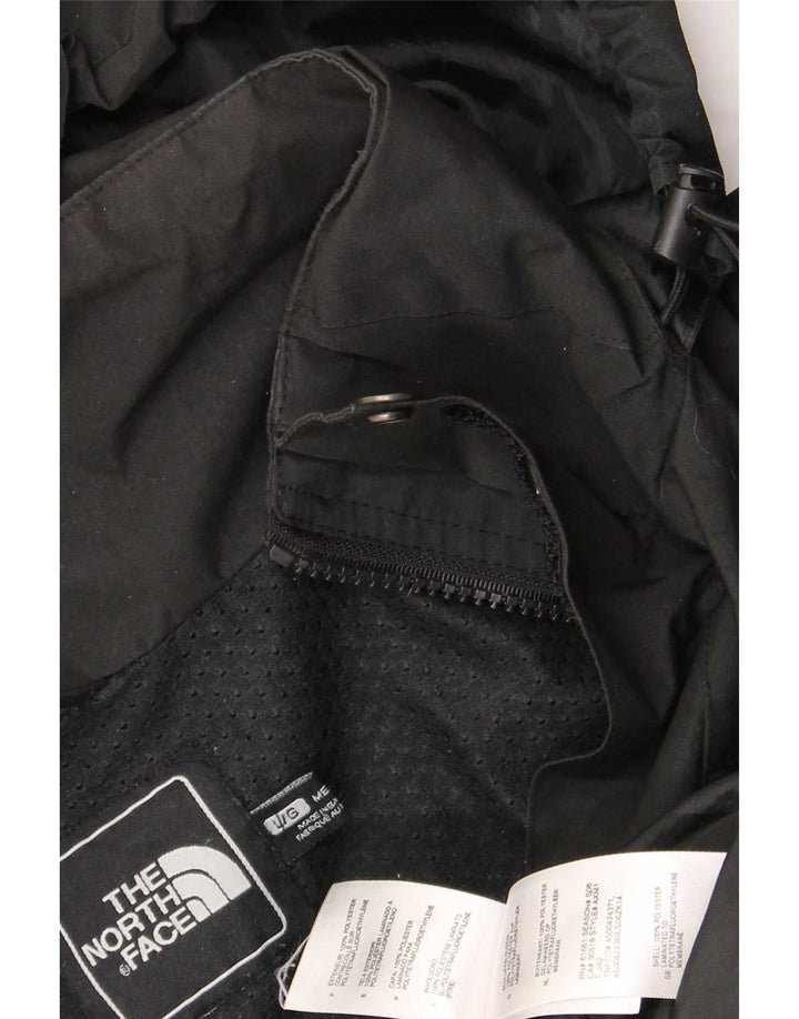 Jaqueta de chuva masculina com capuz The North Face UK 40 grande poliéster preto