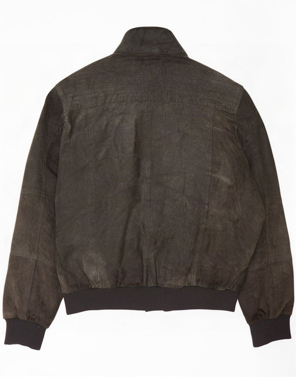 Jaqueta bomber masculina de camurça Conbipel IT 54 XL verde