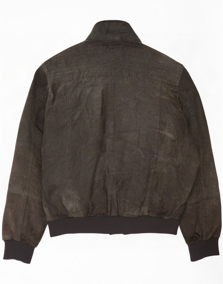 Jaqueta bomber masculina de camurça Conbipel IT 54 XL verde