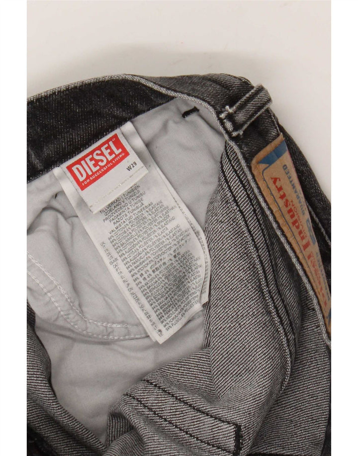Diesel Mens Slim Jeans W29 L31 Cinza Algodão