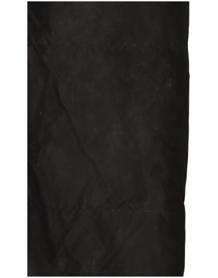 Colete acolchoado masculino Harmont & Blaine UK 40 grande couro preto